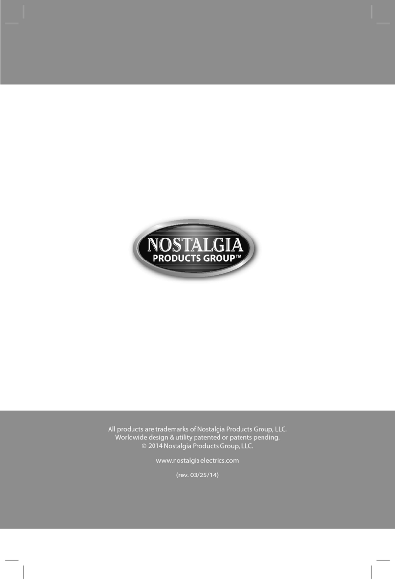 Nostalgia Electrics APH200 Series Instructions and recipes