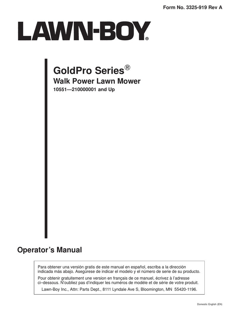 Lawn-Boy GoldPro Series User manual Lawn-Boy GoldPro Series User manual