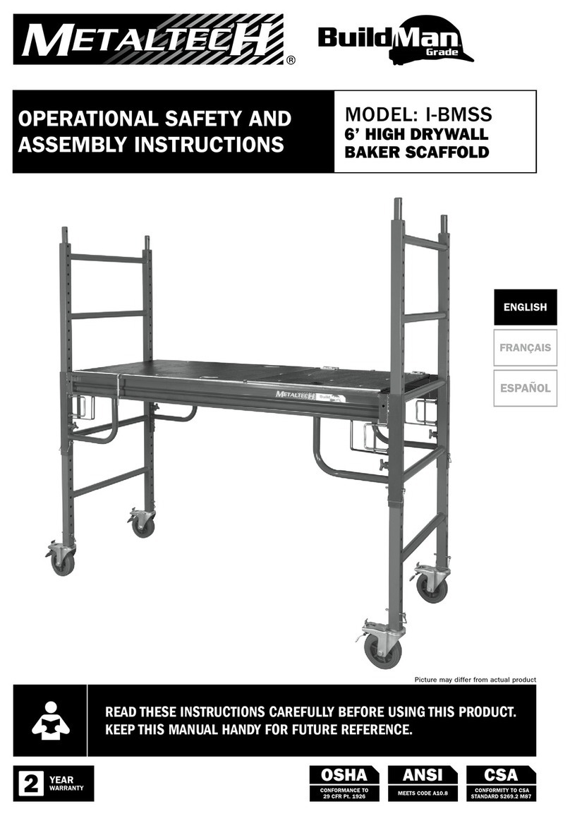 MetalTech BuildMan I-BMSS User manual