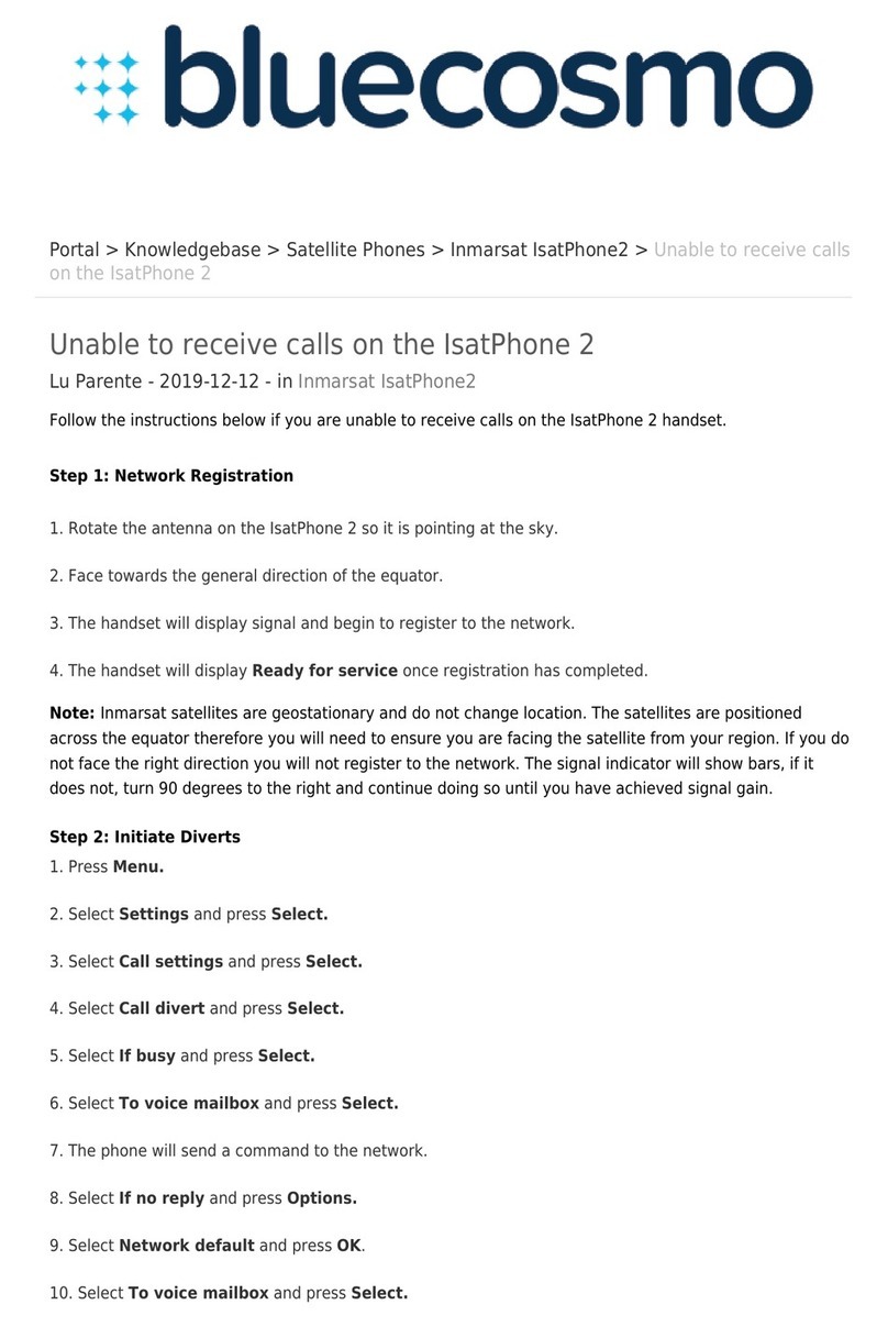 Inmarsat IsatPhone 2 instructions