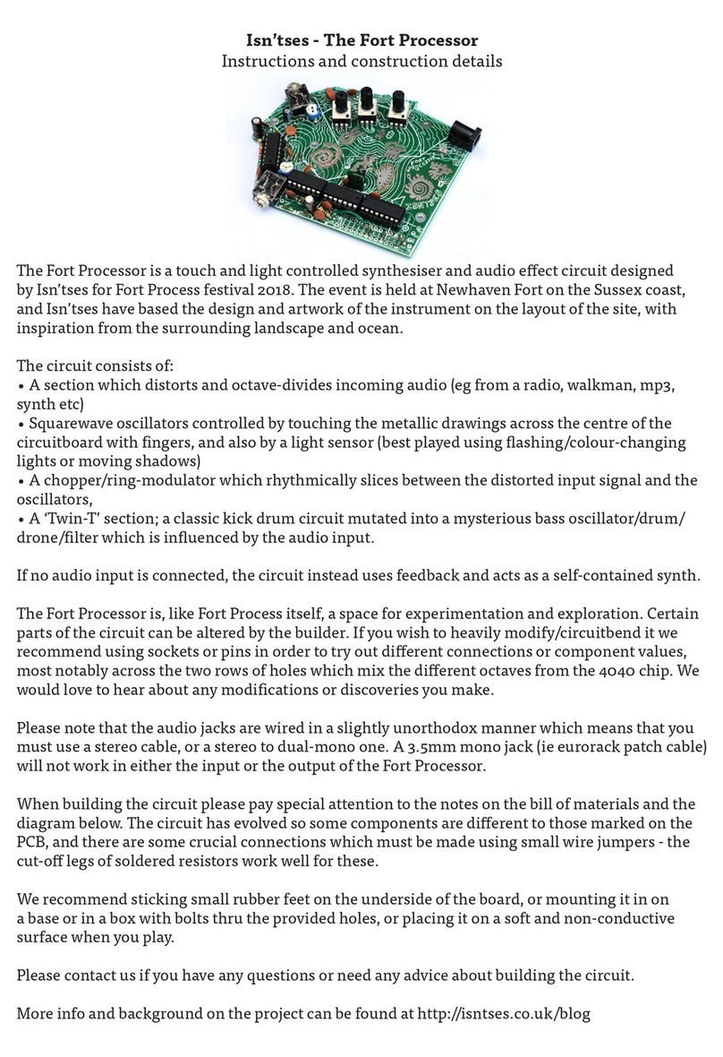 Isn’tses The Fort Processor Instructions and construction details