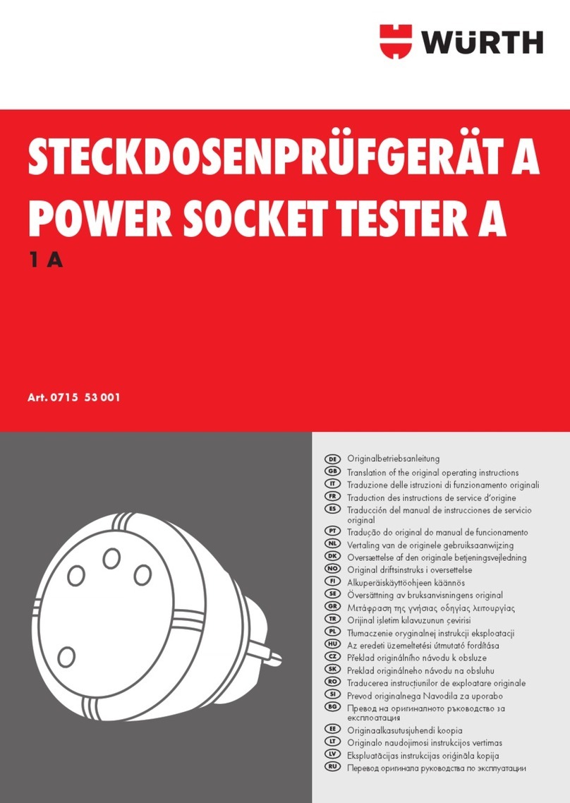 Würth 0715 53 001 Quick guide