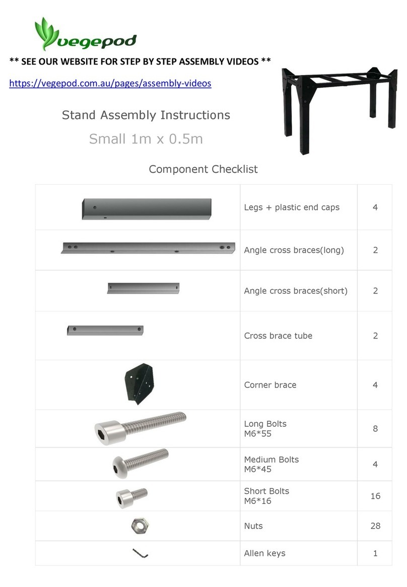 Vegepod Small Stand User manual
