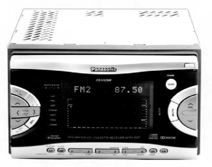 Panasonic CQ-VX2000 Wiring diagram