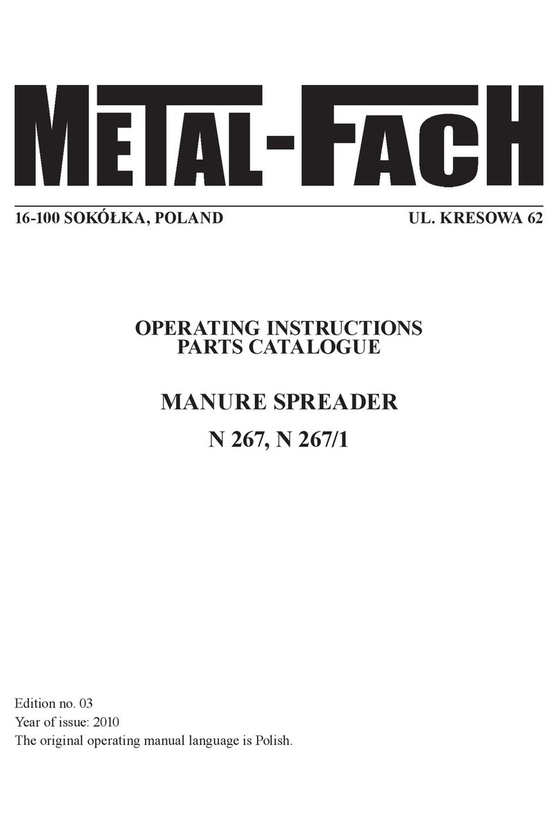 Metal-Fach N 267 OPERATING INSTRUCTIONS, PARTS CATALOGUE