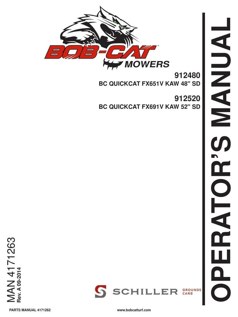 Schiller BOB-CAT QUICKCAT 912480 Operator's manual