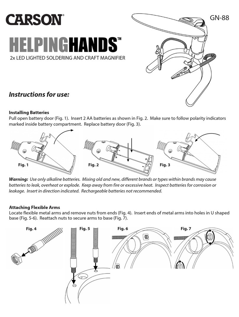 Carson HELPINGHANDS GN-88 User manual Carson HELPINGHANDS GN-88 User manual