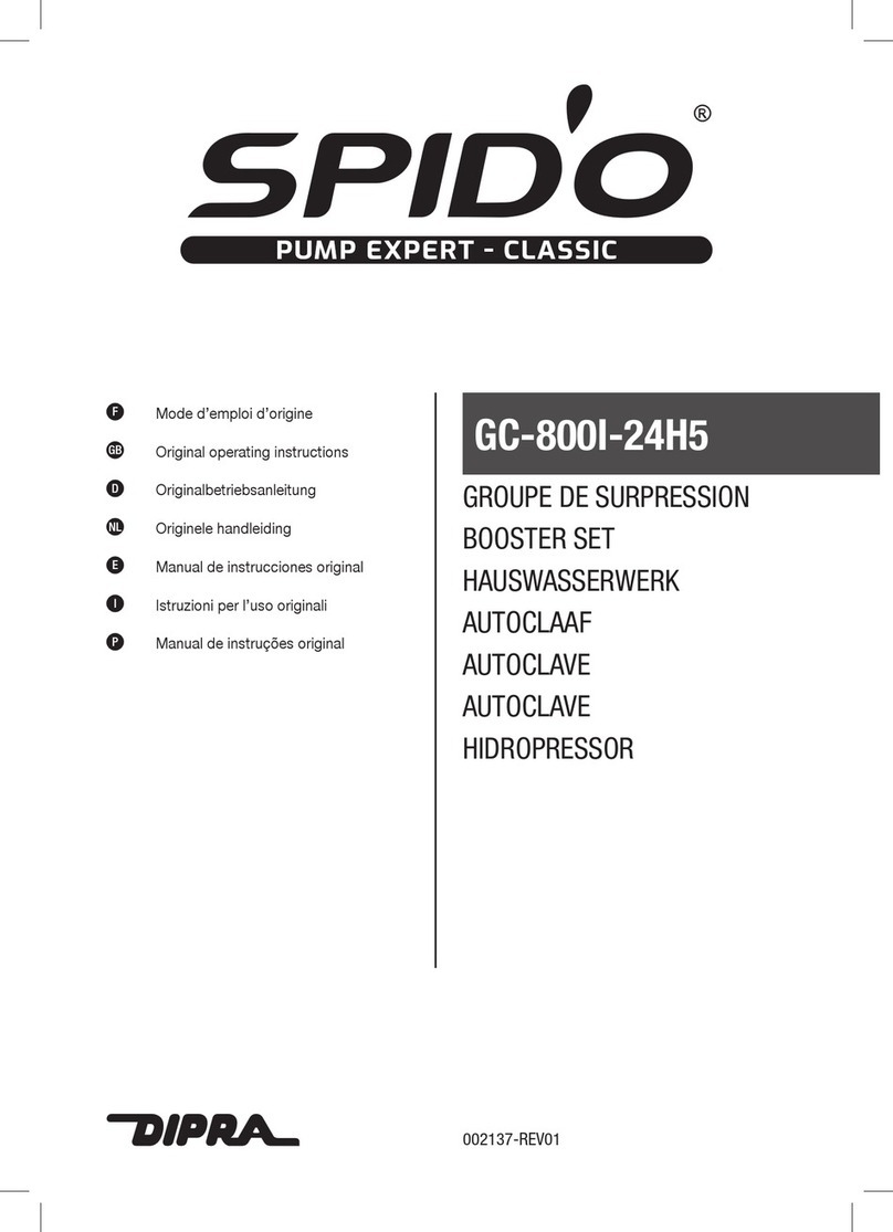 DIPRA SPID'O GC-800I-24H5 Original operating instructions