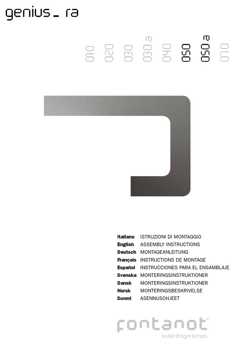 Fontanot Genius 050 RA User manual