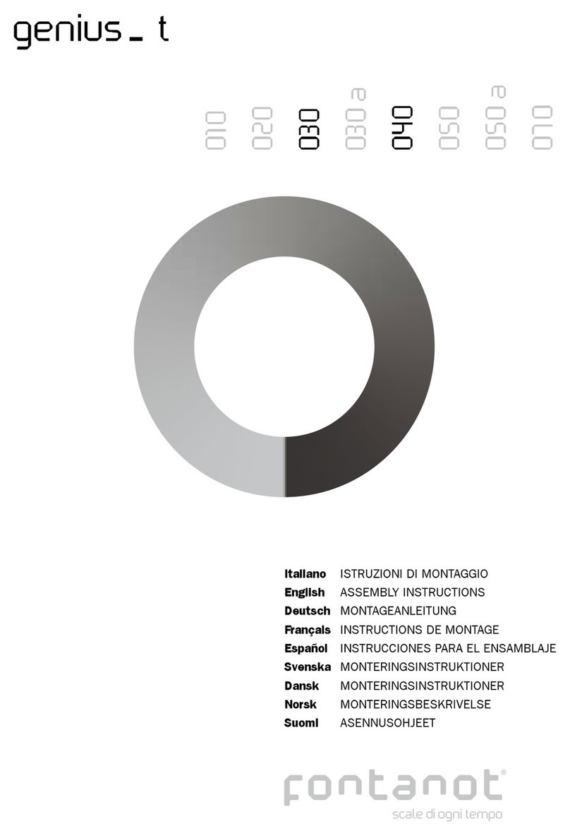 Fontanot Genius 030 T User manual