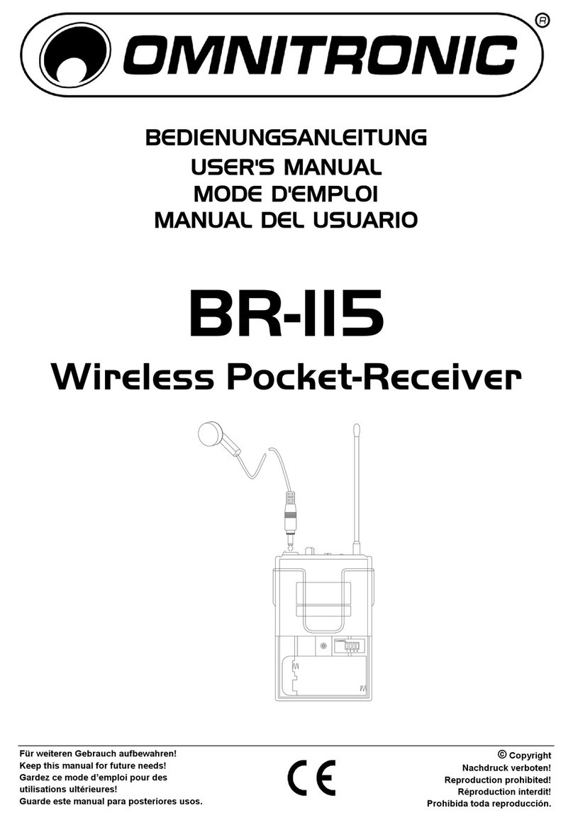 Omnitronic BR-115 User manual