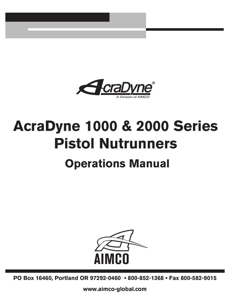 Aimco AcraDyne 1000 Series User manual