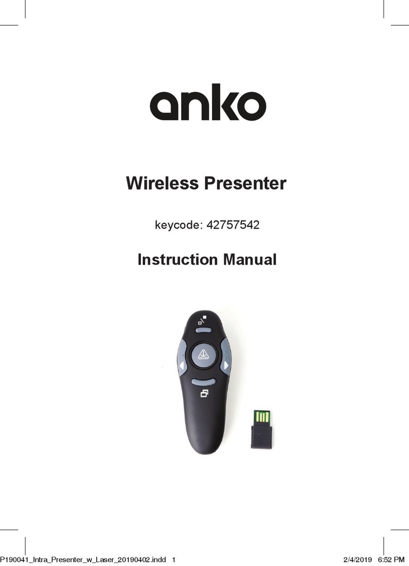 anko 42757542 User manual
