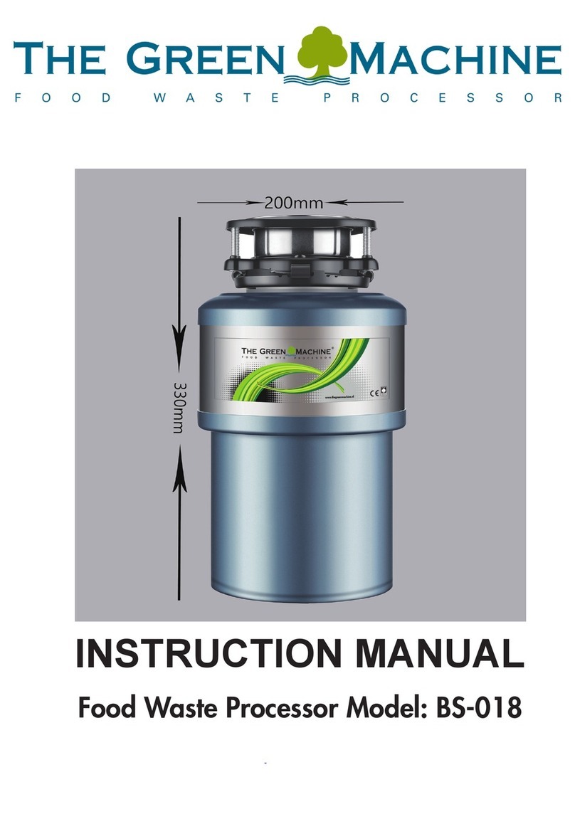 GreenMachine BS-018 instruction manual