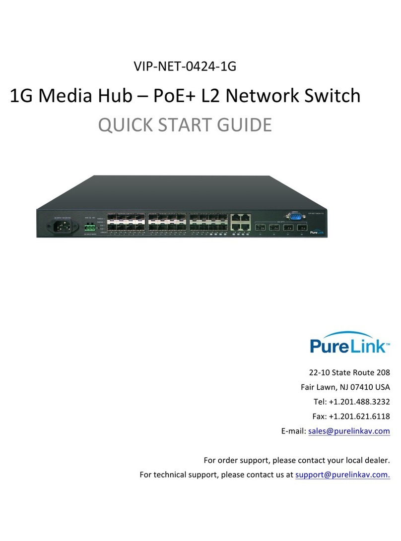 PureLink VIP-NET-0424-1G quick start guide