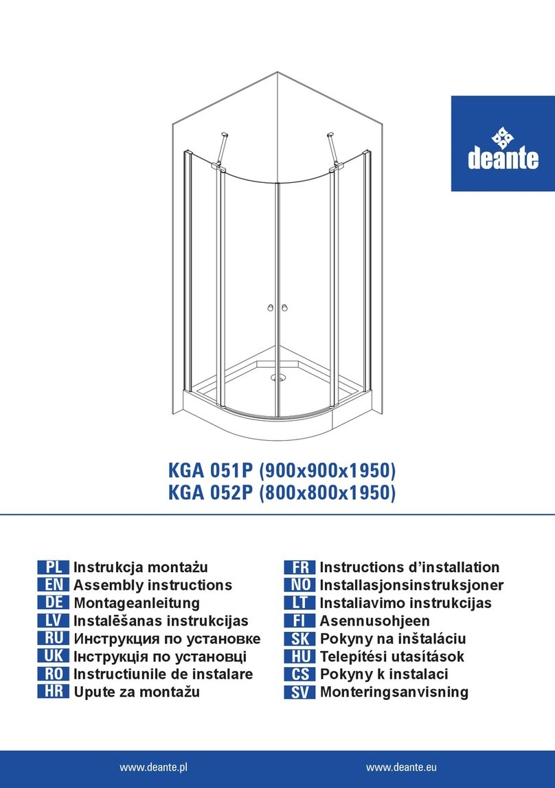 deante KGA 051P Assembly instructions