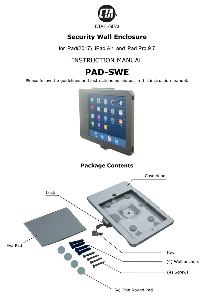 CTA PAD-SWE instruction manual