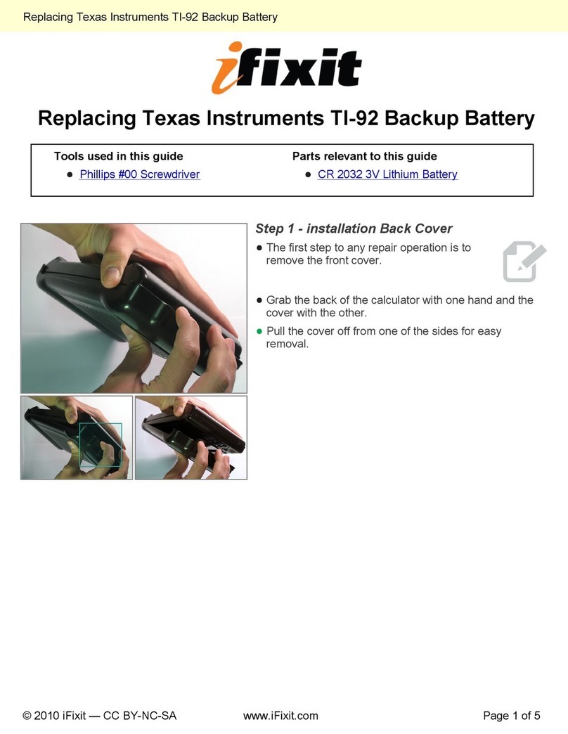 Texas Instruments TI-92 User manual