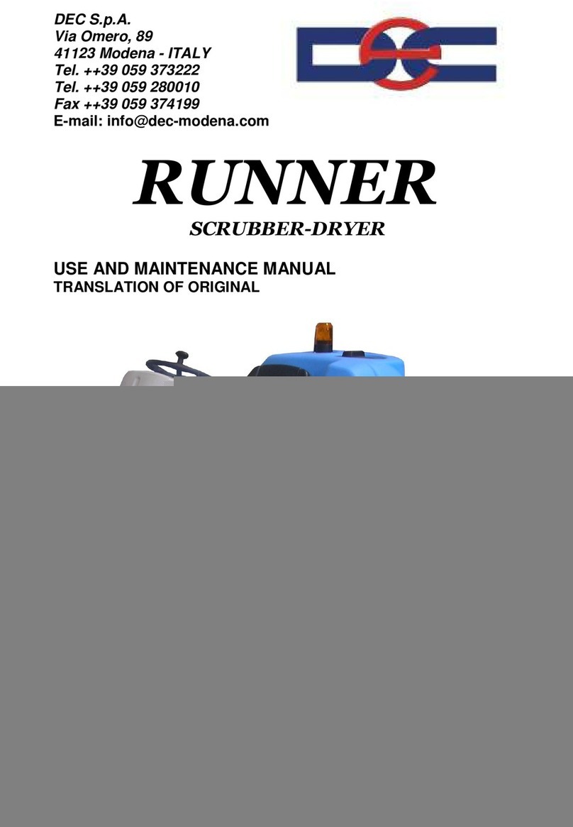 DEC RUNNER Use and maintenance manual