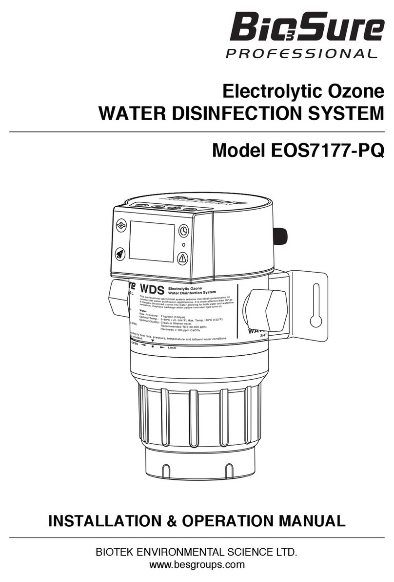 Bio-Tek BioSure Professional EOS7177-PQ Installation & operation manual