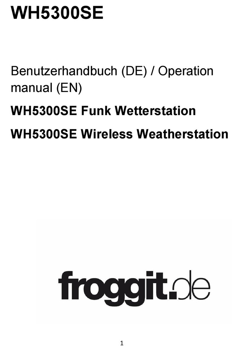 Froggit WH5300SE Operation manual