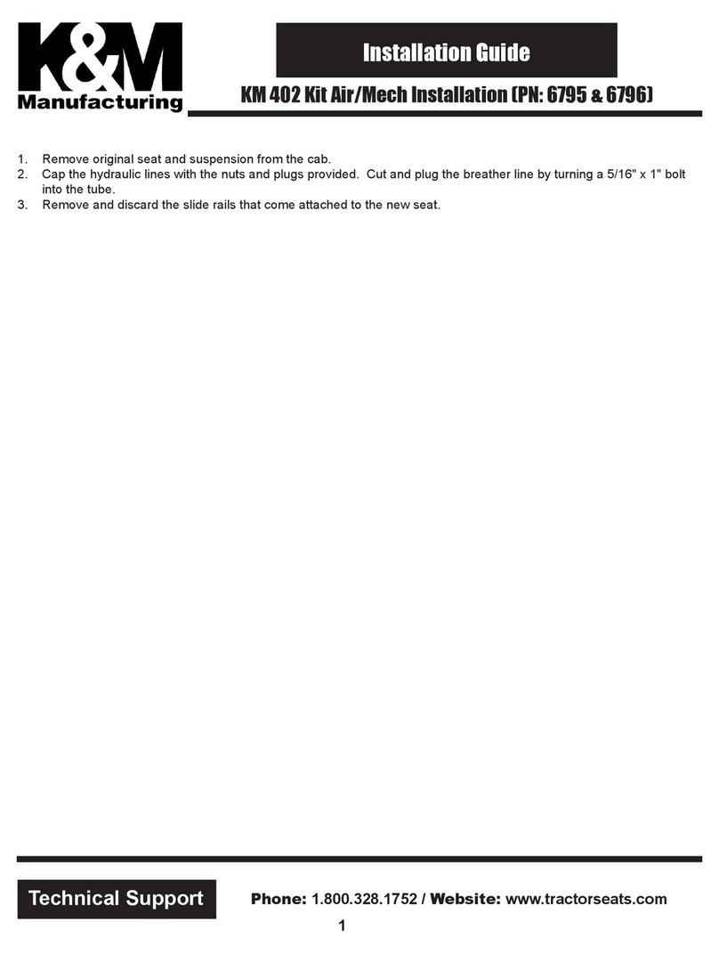 K&M KM 402 installation guide