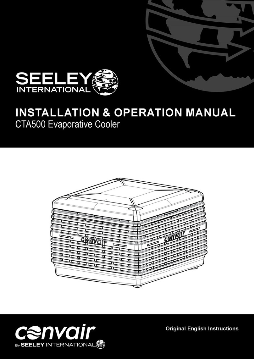 Seeley Convair CTA500 User manual