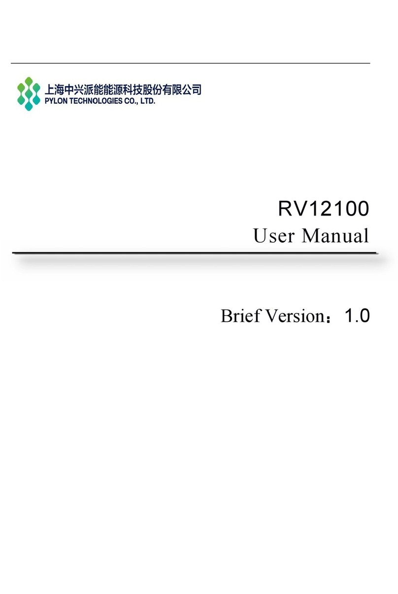 Pylon Technologies RV12100 user manual