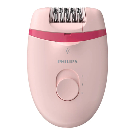 Philips Satinelle Essential BRE285 User manual