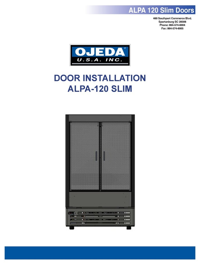 Ojeda Alpa 120 Slim installation manual