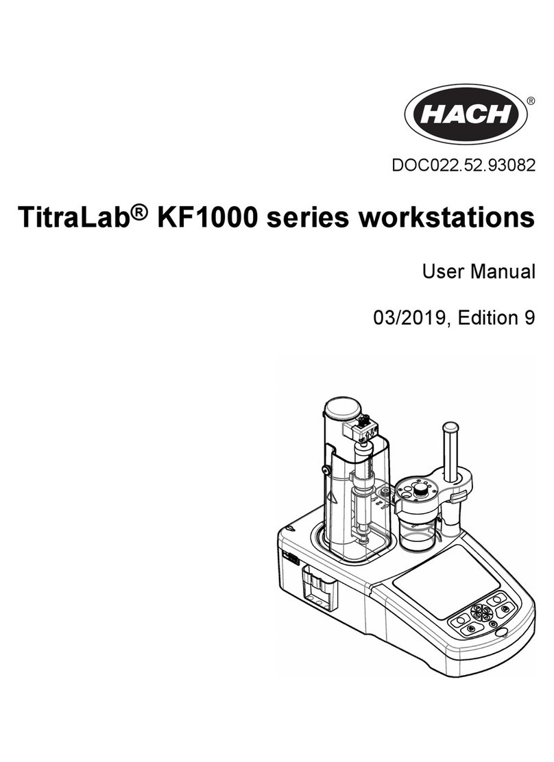 Hach TitraLab KF1000 Series user manual
