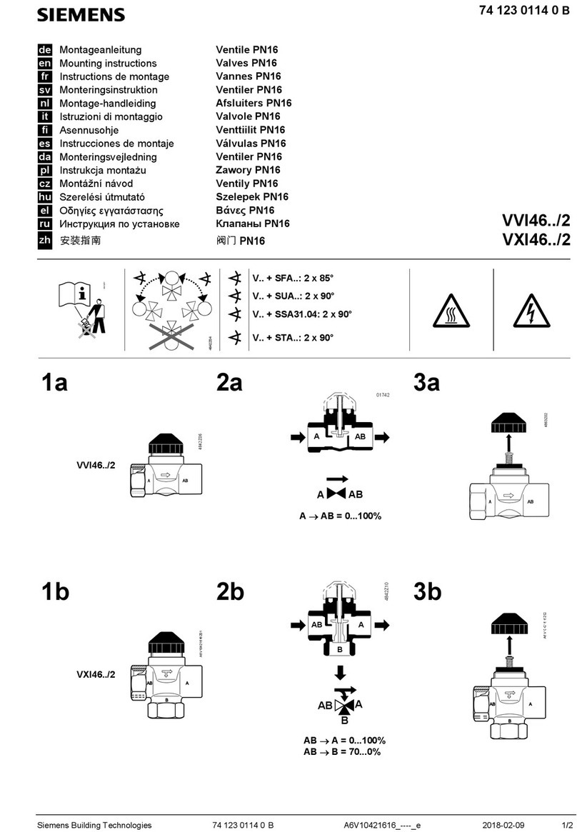 Siemens VVI46/2 Series User manual