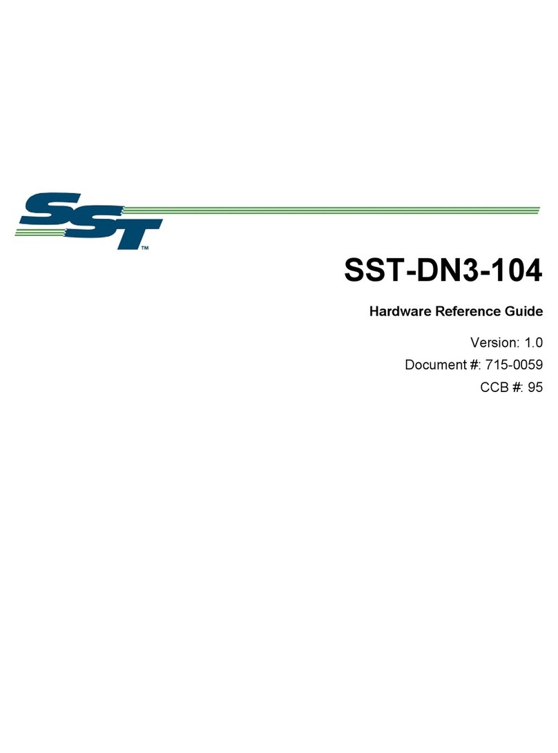 SST SST-DN3-104 Hardware reference guide