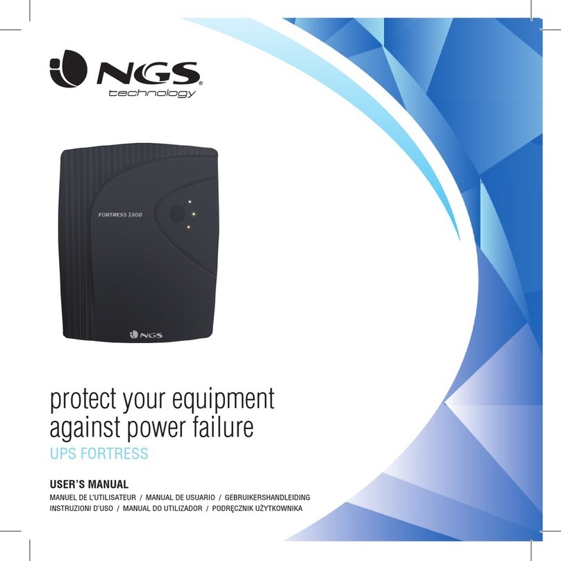 NGS FORTRESS Series User manual