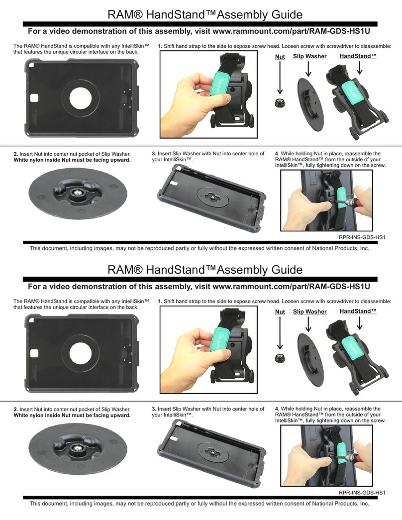 Ram Mounts HandStand RAM-GDS-HS1U User manual