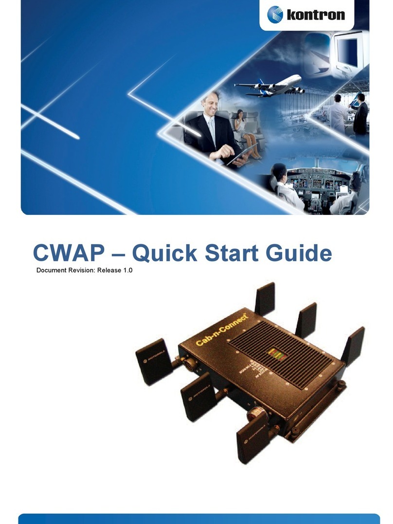 Kontron Cab-n-Connect CWAP quick start guide