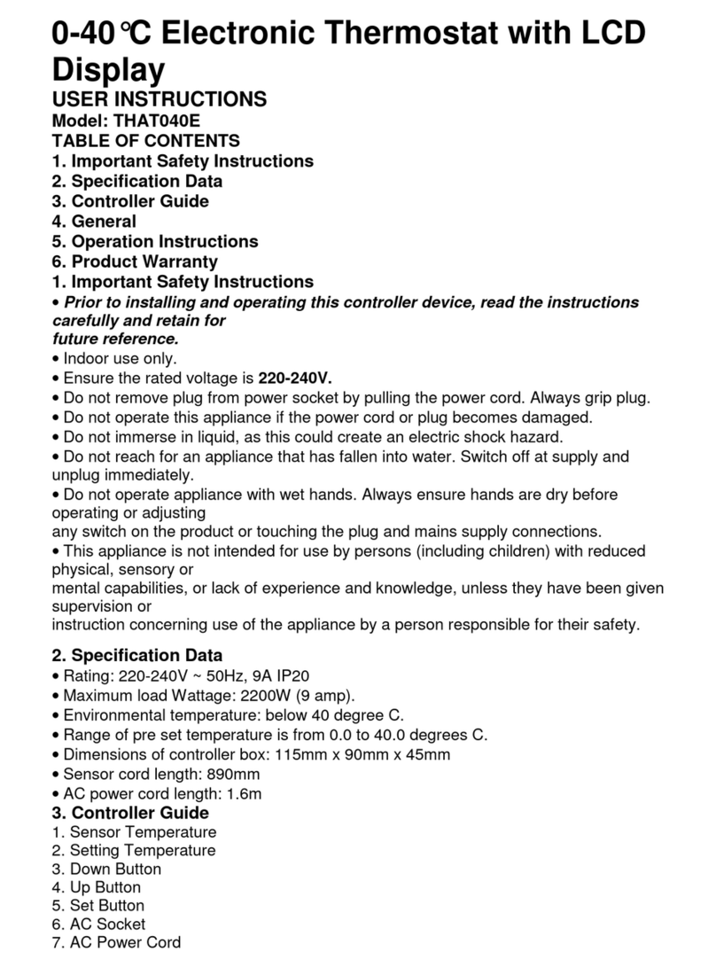 Thermofilm THAT040E User instructions