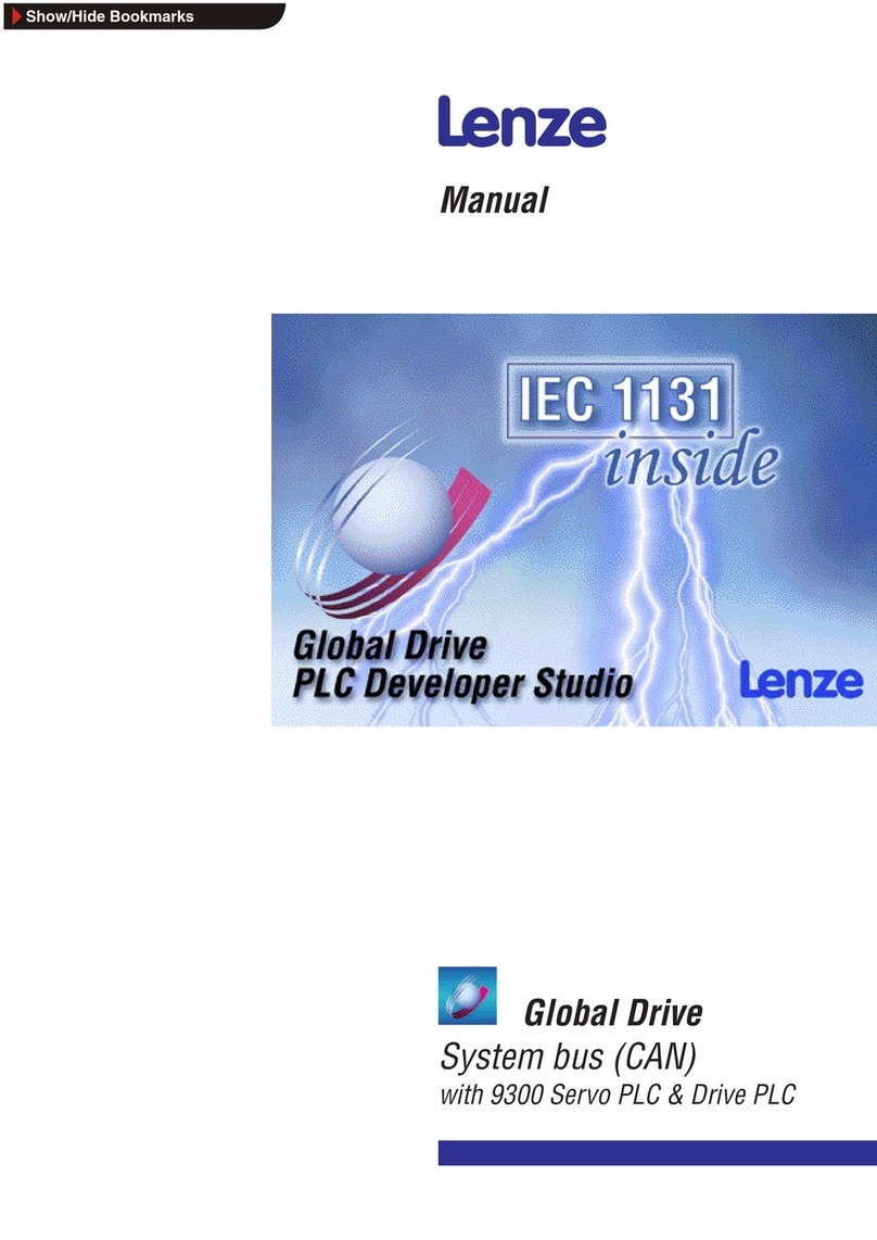Lenze 9300 Servo PLC manual