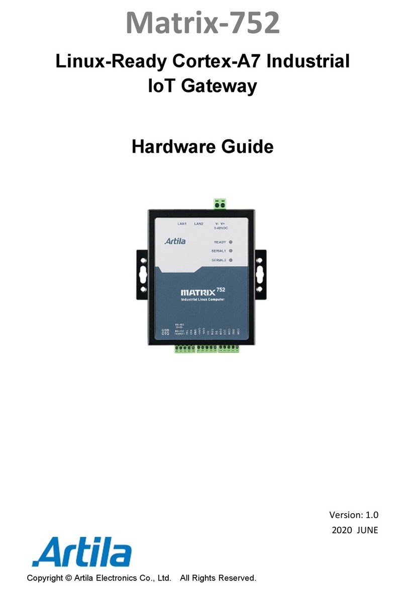Artila Matrix-752 Hardware guide