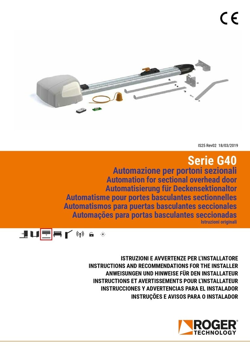 Roger Technology G40 Series Operating instructions
