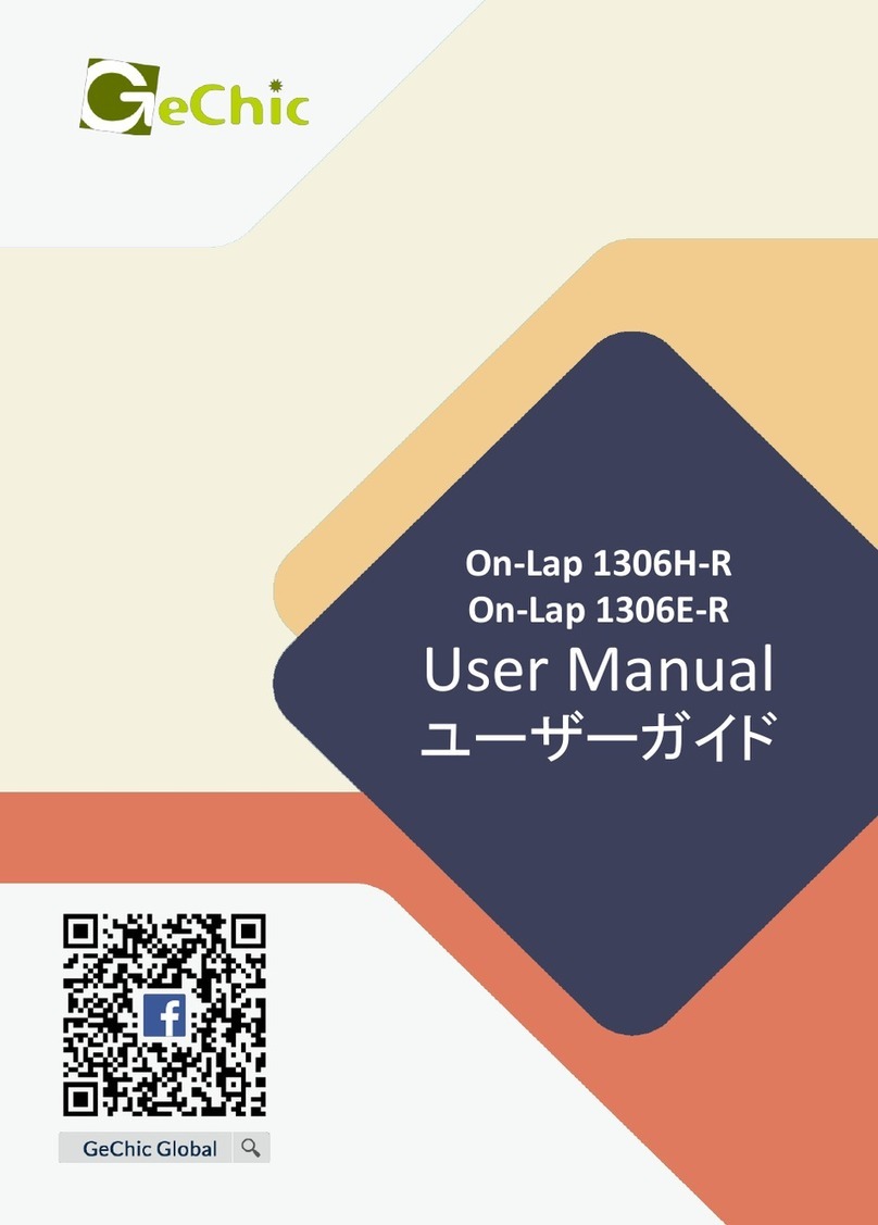 GeChic On-Lap 1306H-R User manual