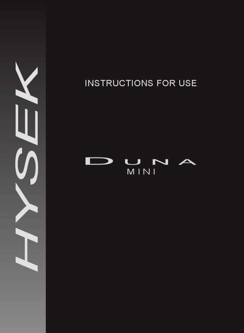 Hysek Duna Mini Instructions for use