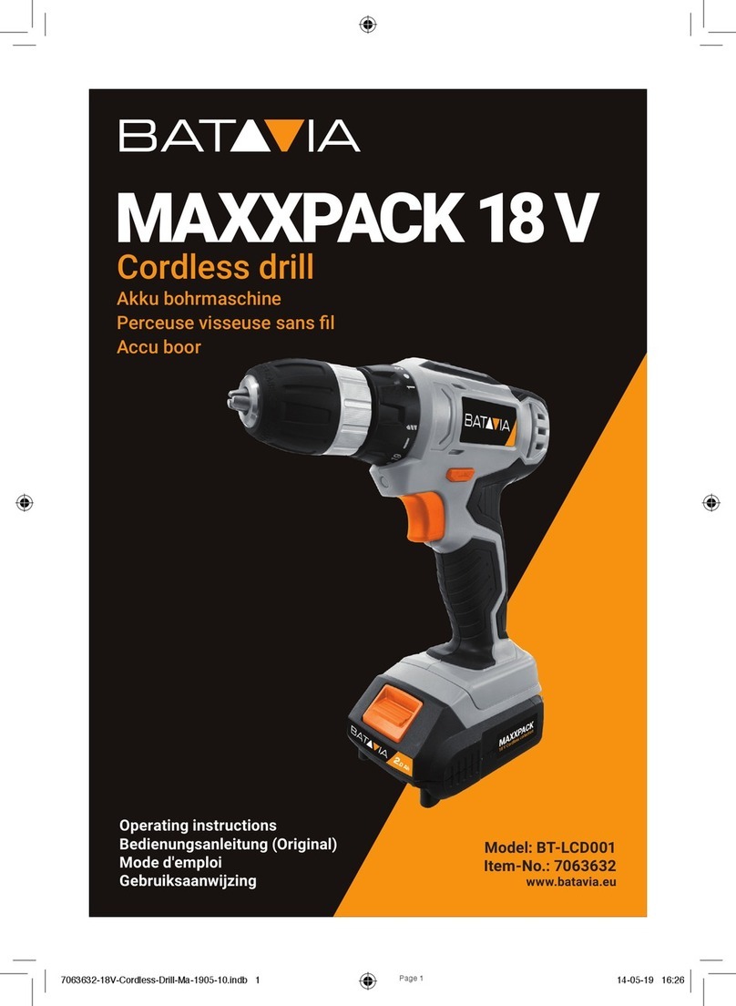 Batavia MAXXPACK BT-LCD001 operating instructions