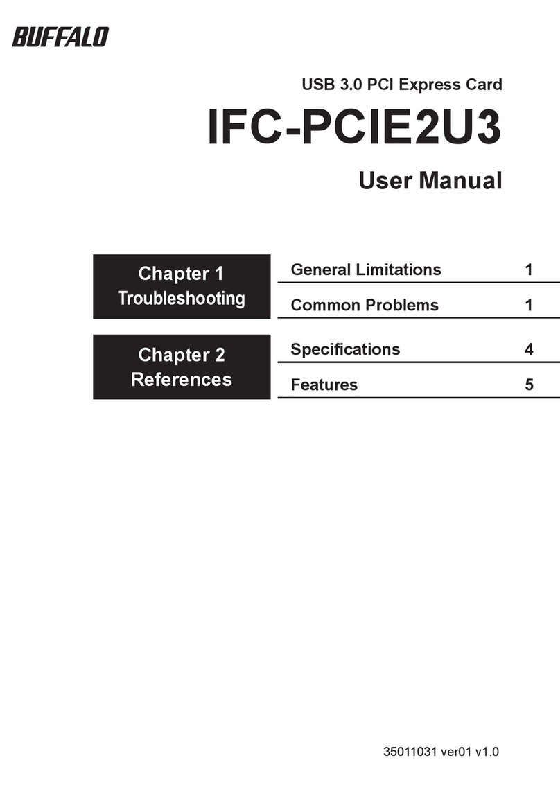 Buffalo IFC-PCIE2U3 User manual