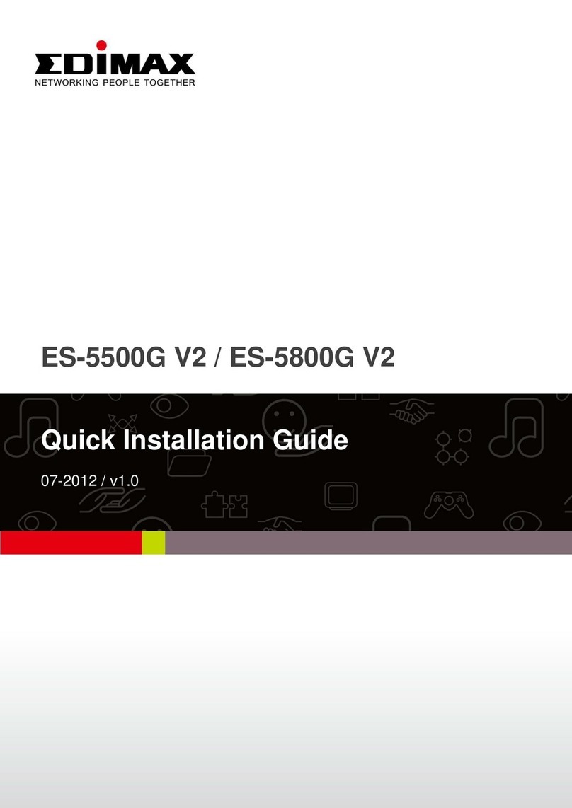 Edimax ES-5500G V2 Quick installation guide