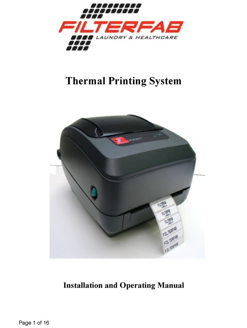 Filterfab GK420T User manual