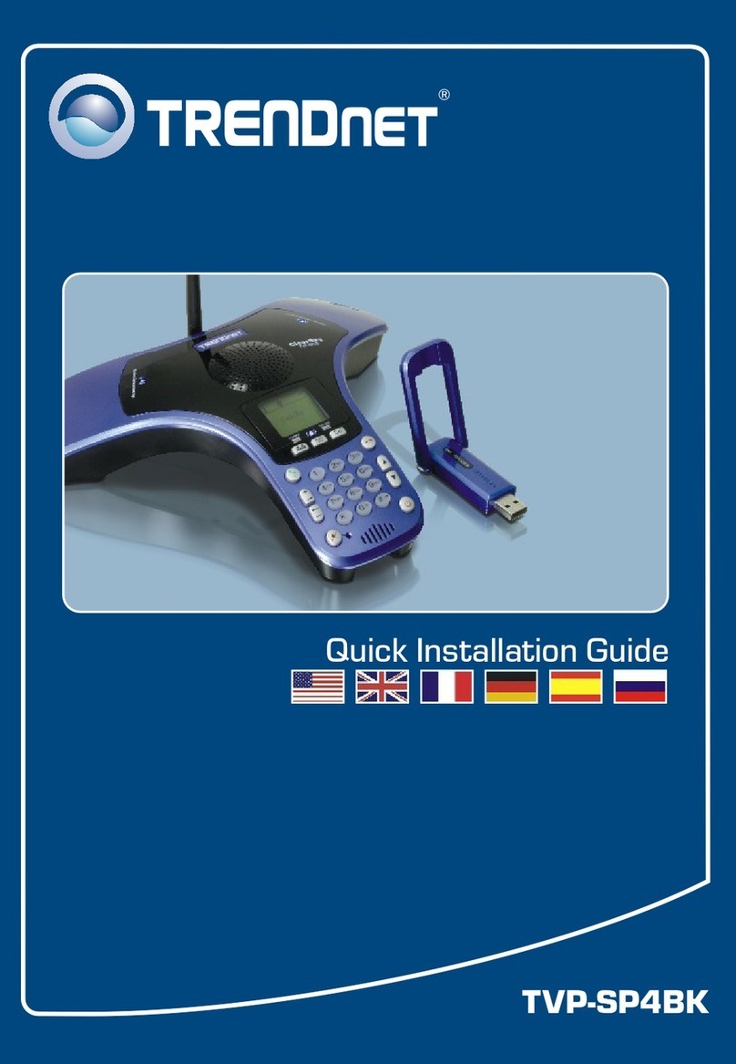 TRENDnet TVP-SP4BK - ClearSky Bluetooth VoIP Conference... Quick installation guide