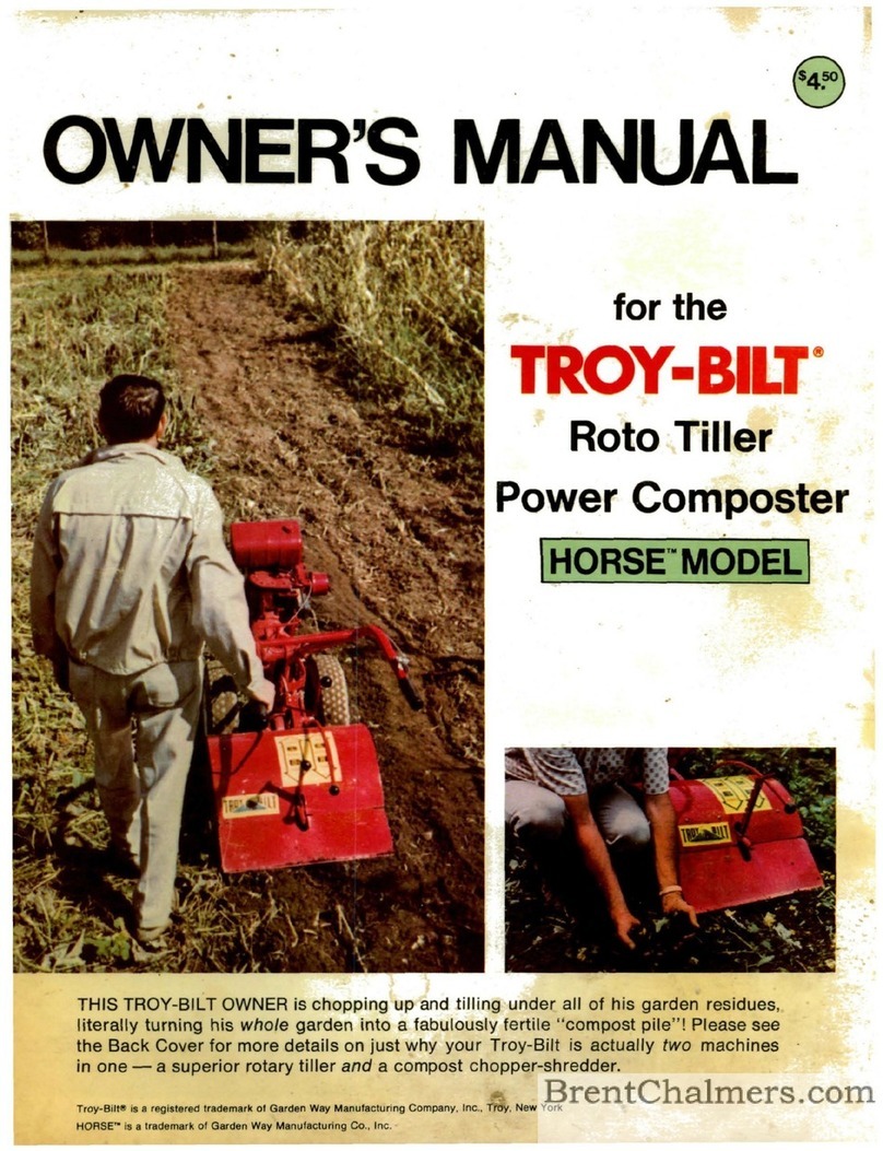 Troy-Bilt Horse User manual