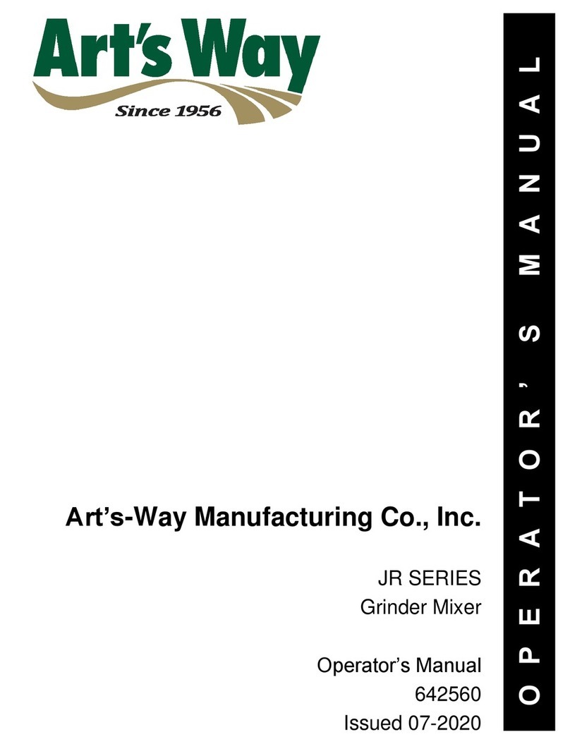 Art's-Way Manufacturing JR Series Operator's manual