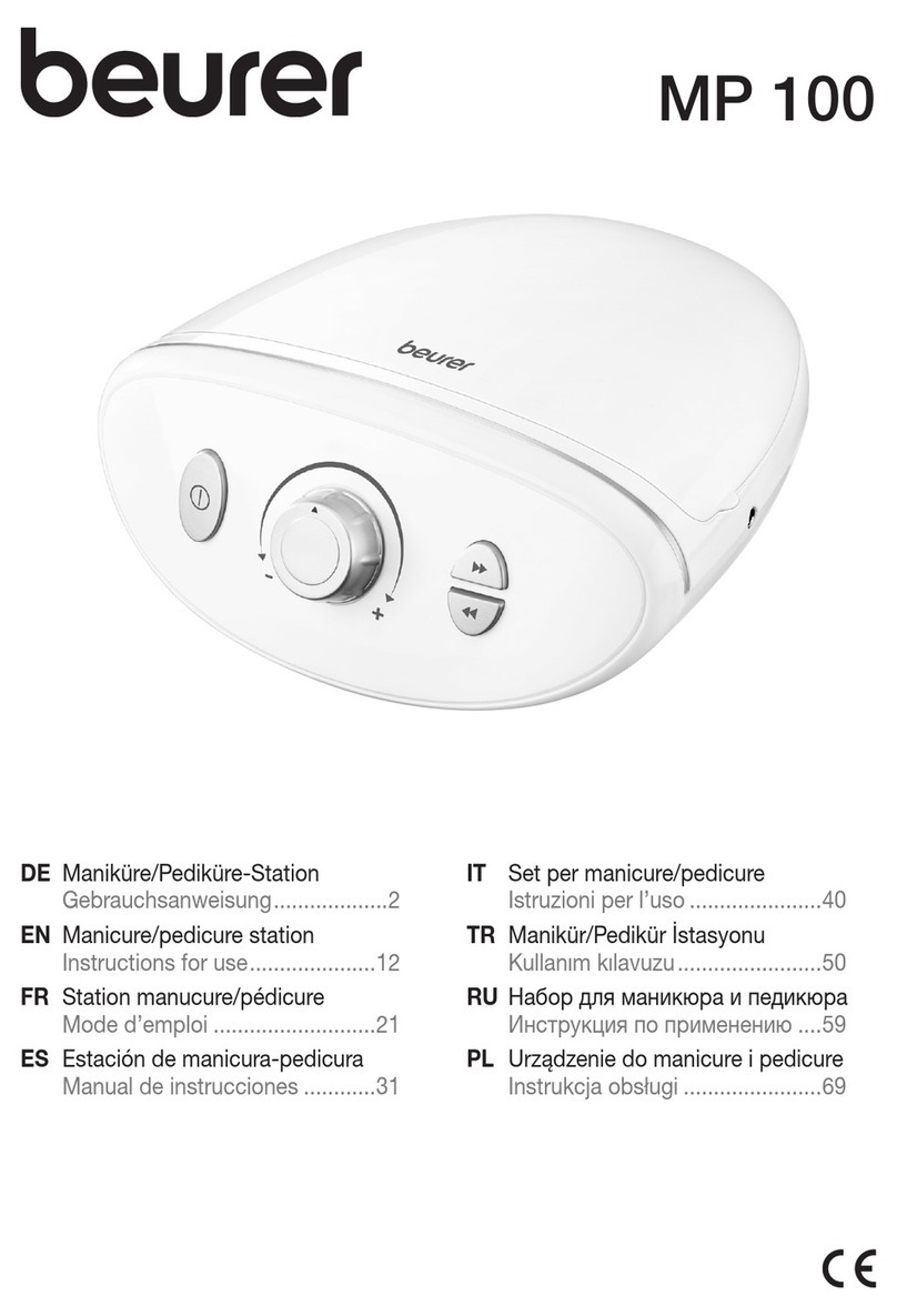 Beurer MP 100 User manual